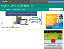 Tablet Screenshot of magnetlearningcommunity.org